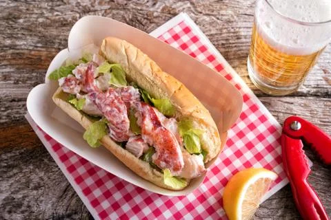 Lobster Roll Stock Photos