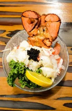 Lobster Sashimi Stock Photos