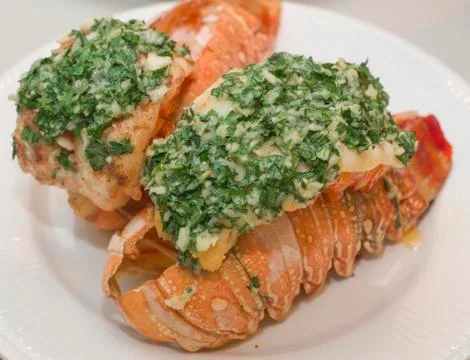 Lobster tail 스톡 사진