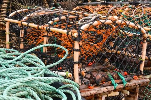 Lobster Trap Stock Photos