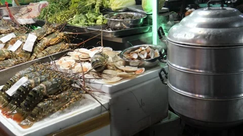 Lobsters for seafood Stock-Footage 278117020