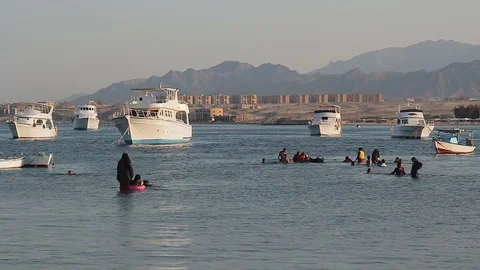 Local Beach in Egypt. 動画素材 70801266