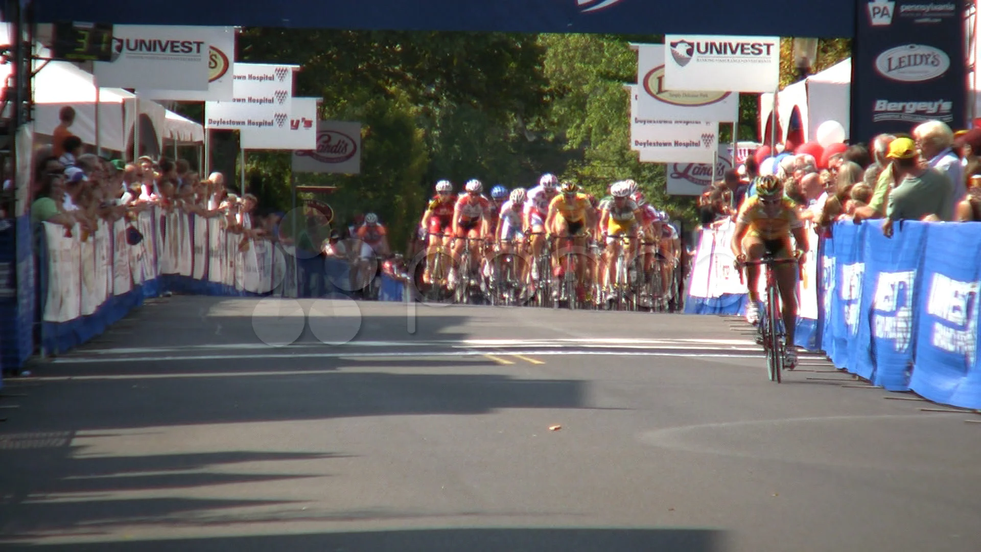 Local bike race start