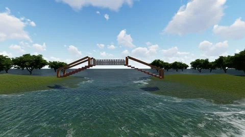 Local Communication Bridge Stock Footage 341274582