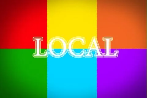 Local concept Stock Illustration