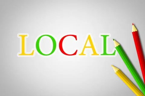 Local concept Stock Illustration