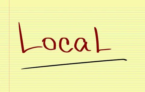 Local Concept Stock Illustration