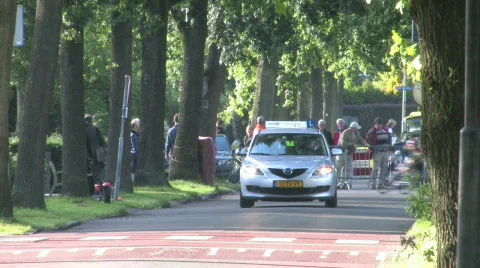 Local cycling event Stock Footage 457832