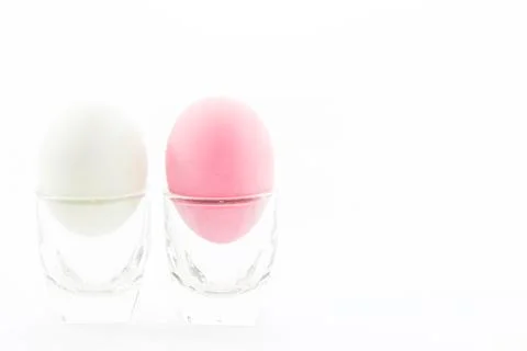 Local duck's egg preserved with raw material Stock Photos