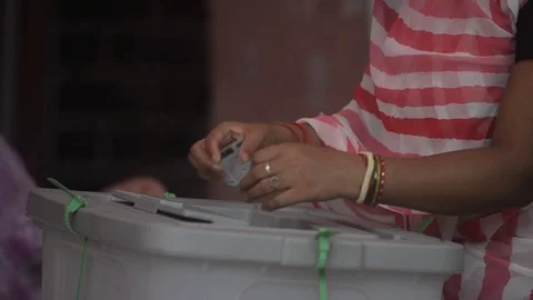 Local Election Nepal Stock Footage 80115880