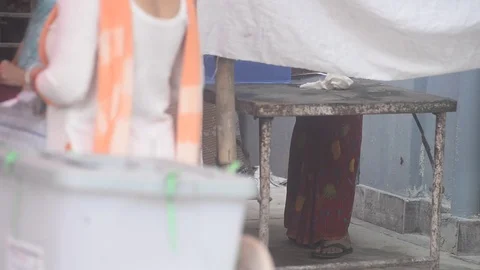  Local Election Nepal Stock Footage 80116000