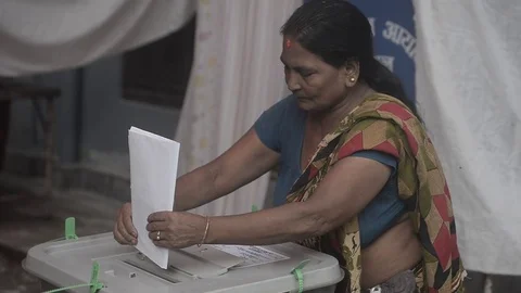  Local Election Nepal 스톡 동영상 80116002