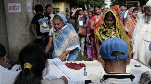  Local Election Nepal Stock Footage 80116334