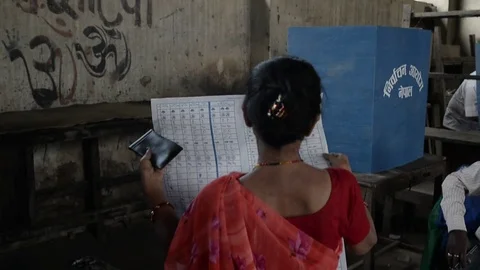  Local Election Nepal Stock Footage 80116339