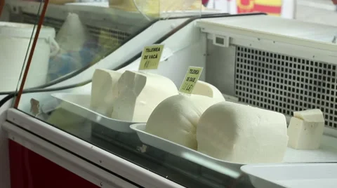 Local Farmer Cheese Stock Footage 46116562