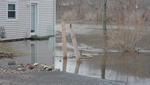 Local Flooding 3 Stock Footage 2773845