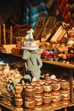 Local handicraft objects in Chile Stock Photos
