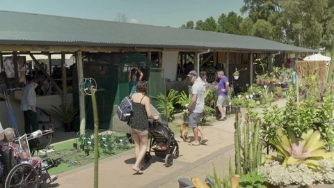 Local Market Close Up Video stock 105725197