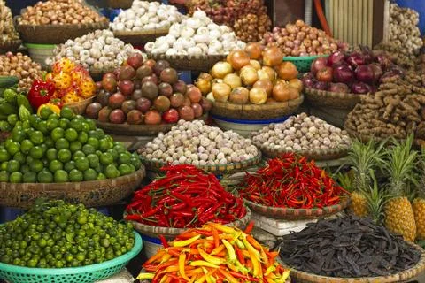 Local market Stock Photos