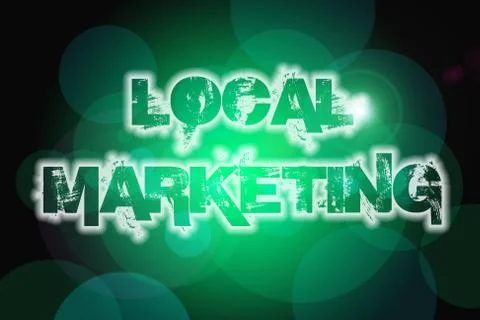 Local marketing concept Stock Illustration