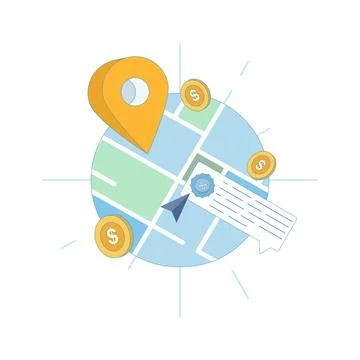 Local Offers Concept Stock Illustration