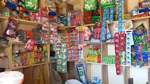 Local Provision Store In Semi Urban Area Kano Nigeria Stock Footage 321744720