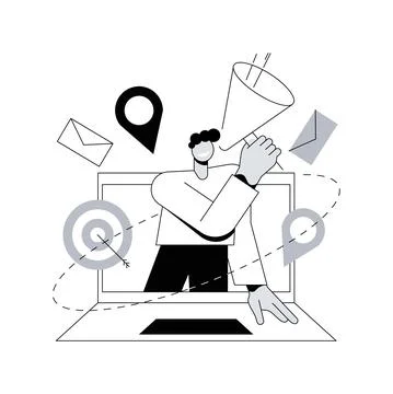 Local SEO abstract concept vector illustration. Stockillustratie