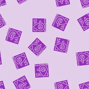 Local seo glyph seamless pattern イラスト素材
