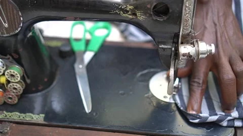 Local Sewing machine Stock Footage 228784837