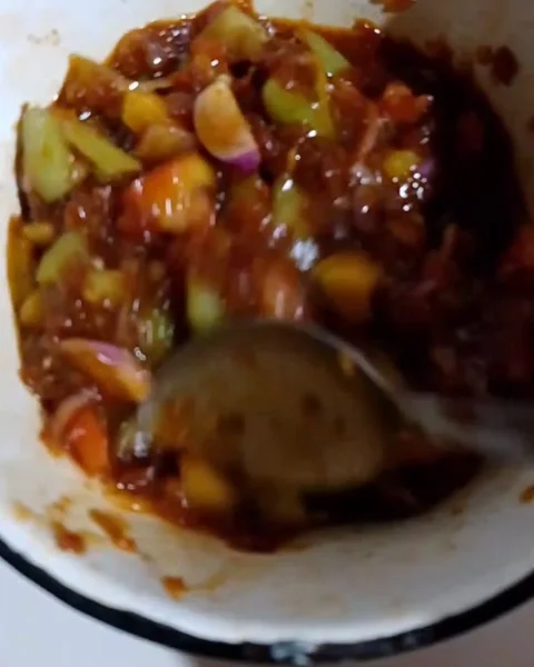Local shrimp paste chili sauce Stock-Footage 274359864