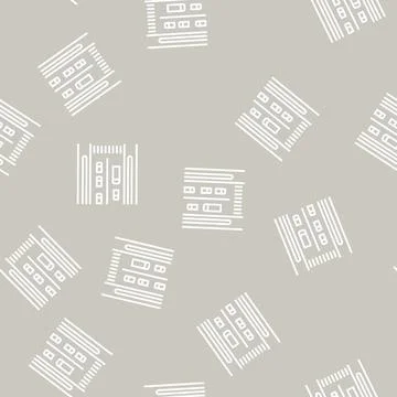 Local street line seamless pattern Stock Illustration