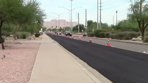 Local Street Maintenance Stock Footage 56525834