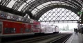 Local Train Departure Main Central Station Dresden German Railway Transportation 4k or 4k+ Resolution