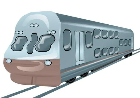 Local train Stock Illustration