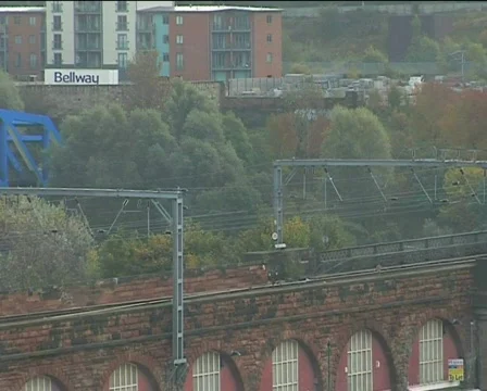 Local train in Newcastle 02 스톡 동영상 277466
