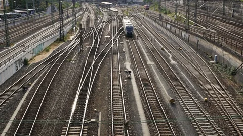 Local trains Stock Footage 119279381