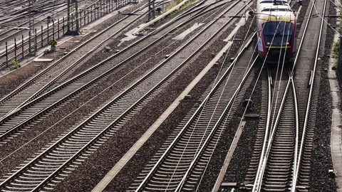 Local trains Stock Footage 119279861