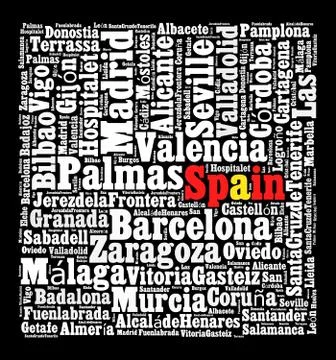 Localities in Spain Stock Photos