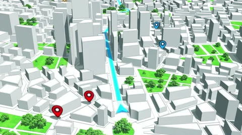 Localization, GPS Navigation, Path Finding in the city. Routing. Видео 65226563