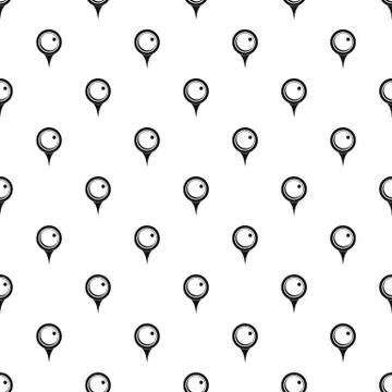 Locate pin pattern seamless vector Illustrazione stock