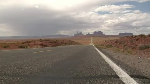 Locating the Monument Valley Highway Stock Footage 21663232