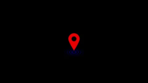 Location and Map , Location Pin Vector, GPS, Map Position Marker, Flat desi.. Stock Footage 310578017