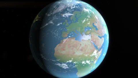 Location and map of Norway on the surface of the earth at day. Stock Footage 329167359