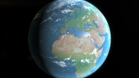 Location and map of Sweden on the surface of the earth at day. Stock Footage 329204288