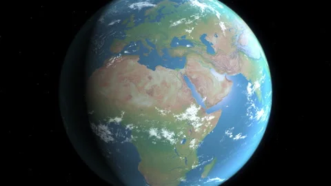 Location and map of Türkiye on the surface of the earth at day. Stock Footage 329227035