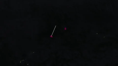 Location and map of Wallis and Futuna Islands on the earth at night. Stock Footage 328237129