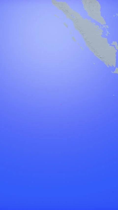 Location and red map of Cocos Island on the earth in vertical format Stock Footage 331024614