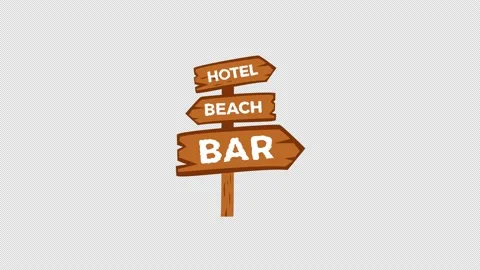 Location Board icon motion graphics animation with alpha channel, transparent Video stock 206757874