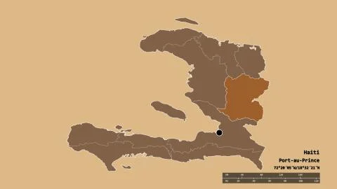 Location of Centre, department of Haiti. Pattern 스톡 일러스트