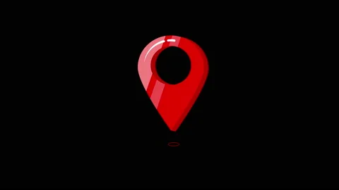 Location Flat Icon 2 Stock Footage 170184964